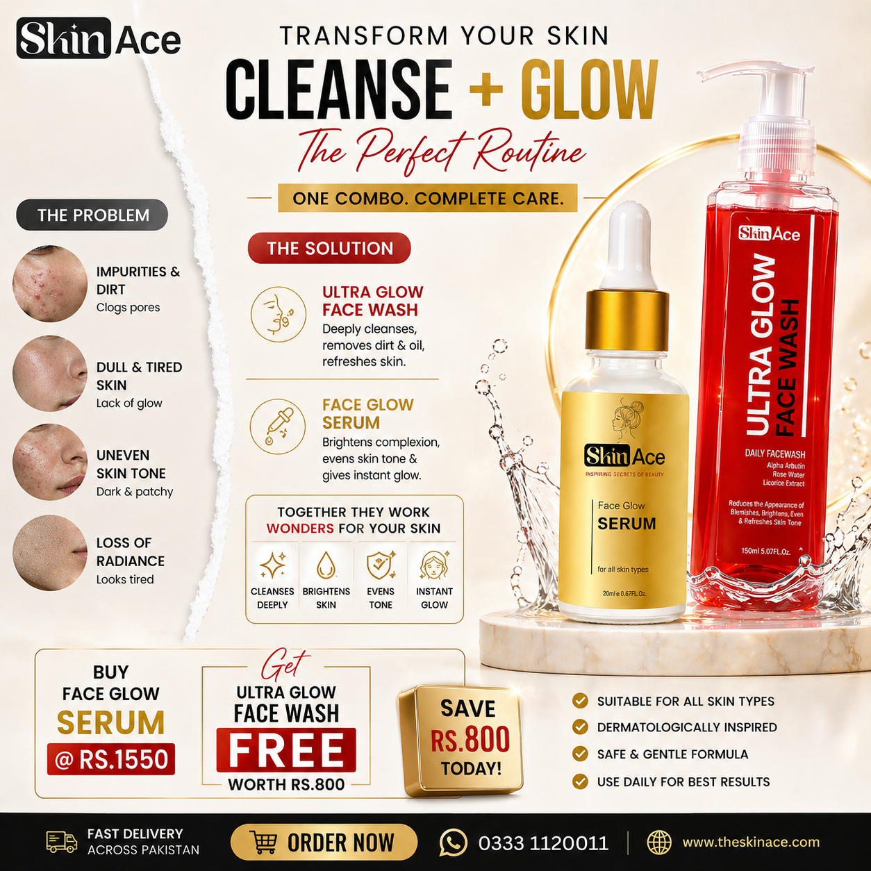 Cleanse & Glow Combo