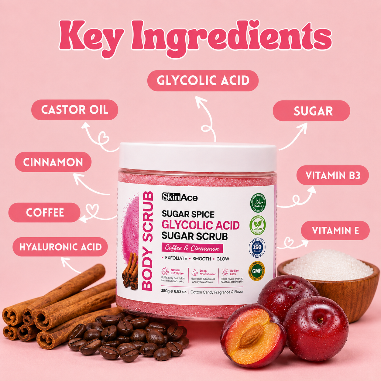 Glycolic Acid Sugar Scrub